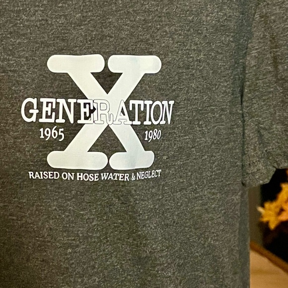 Generation X T-Shirt, Gray, Large* Unisex - Picture 2 of 6